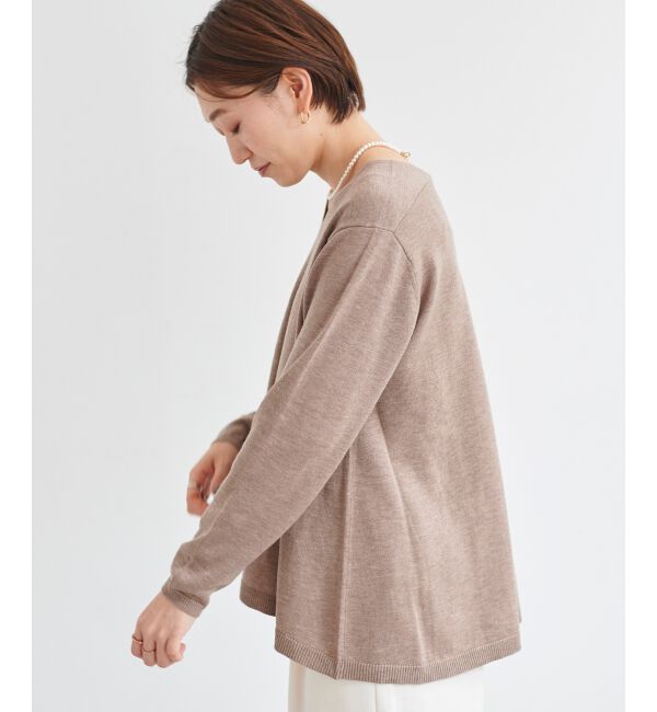 le.coeur blanc「フレアVネックプルオーバー」|ニット・セーター|