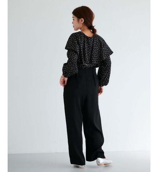 le.coeur blanc「ケープフリルブラウス」|シャツ・ブラウス|