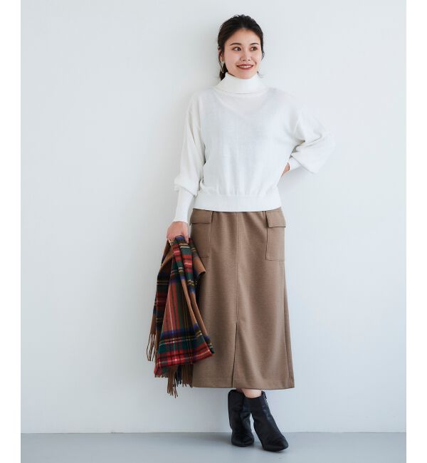 le.coeur blanc「バックパールエリニットプルオーバー」|ニット・セーター|