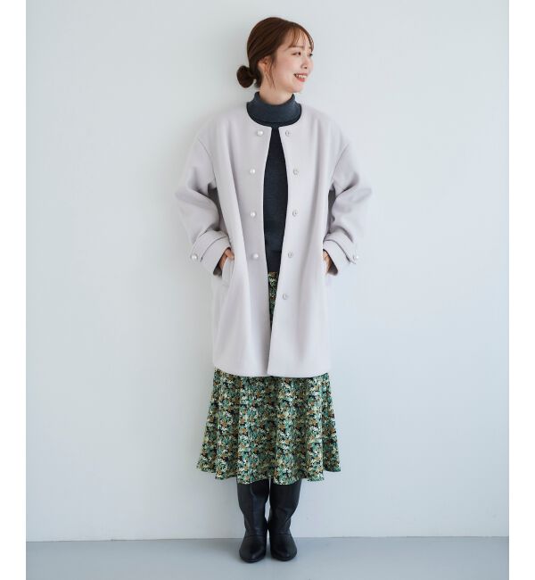 le.coeur blanc「バックパールエリニットプルオーバー」|ニット・セーター|