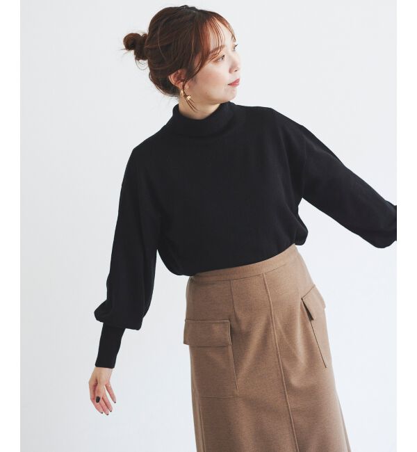 le.coeur blanc「バックパールエリニットプルオーバー」|ニット・セーター|