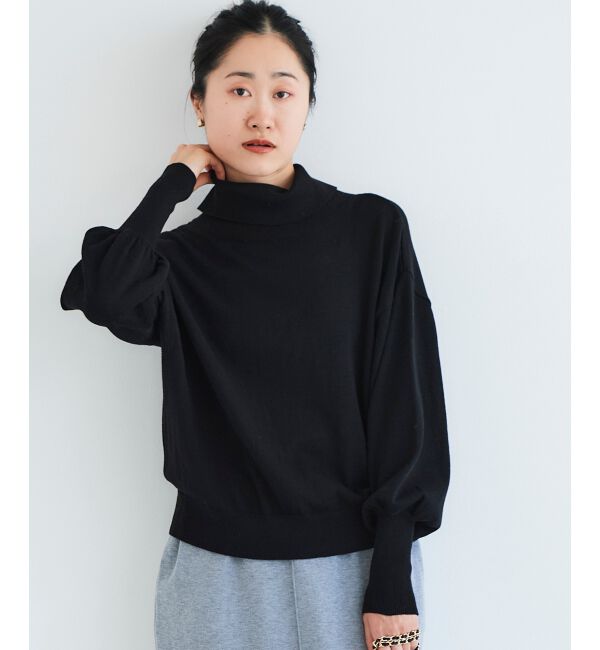 le.coeur blanc「バックパールエリニットプルオーバー」|ニット・セーター|