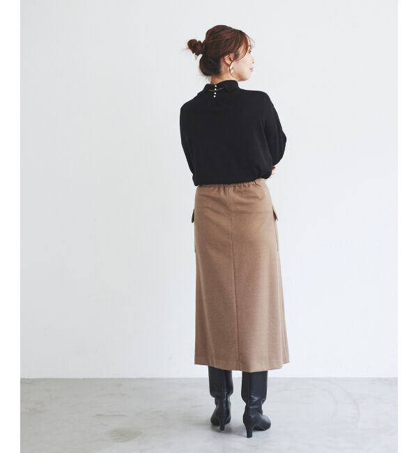 le.coeur blanc「バックパールエリニットプルオーバー」|ニット・セーター|