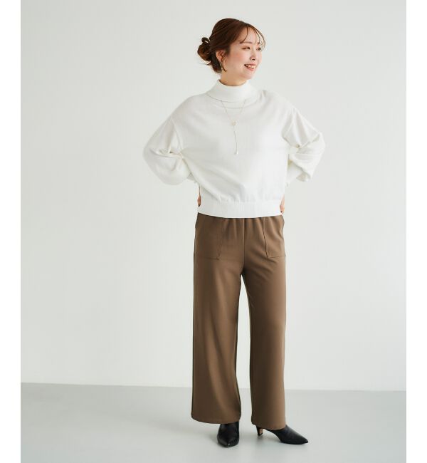 le.coeur blanc「バックパールエリニットプルオーバー」|ニット・セーター|