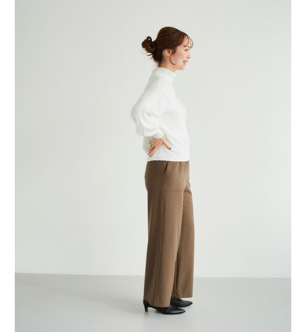 le.coeur blanc「バックパールエリニットプルオーバー」|ニット・セーター|