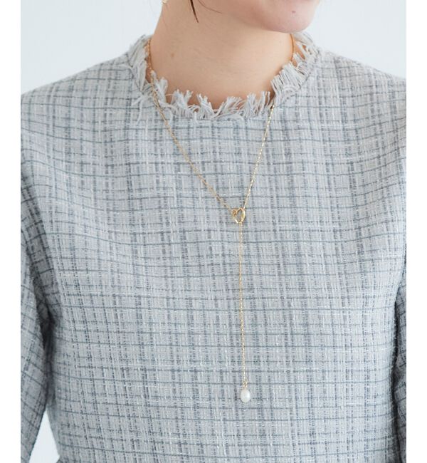 le.coeur blanc「ツイードペプラムプルオーバー」|プルオーバー|