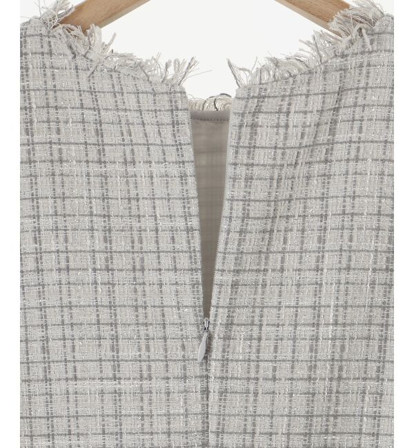 le.coeur blanc「ツイードペプラムプルオーバー」|プルオーバー|