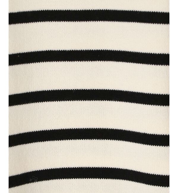  「ブークレーパネルボーダーニット」|ニット・セーター|