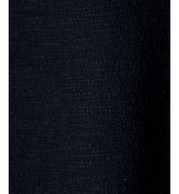 le.coeur blanc「《手洗い可能》ツイーディVネックフレアベスト」|ベスト・ジレ|