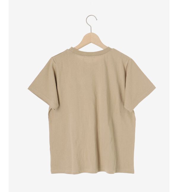  「《手洗い可能》Plaisir発泡プリントロゴTシャツ」|Tシャツ・カットソー|