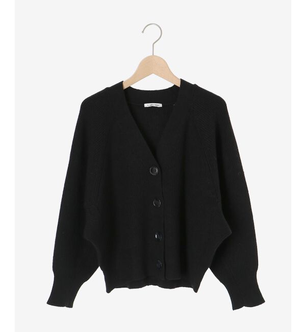  「《手洗い可能》片畦編みVネックカーディガン」|カーディガン|