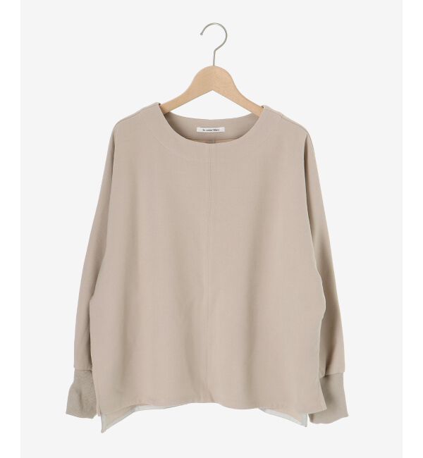  「《手洗い可能》裏起毛ストレッチドルマンプルオーバー」|プルオーバー|