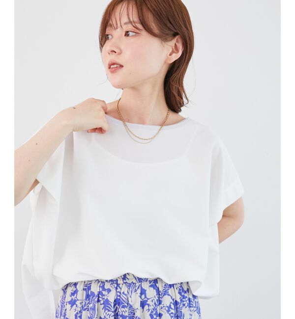  「《肌離れも良く乾きも早い◎》カノコカットプルオーバー」|プルオーバー|