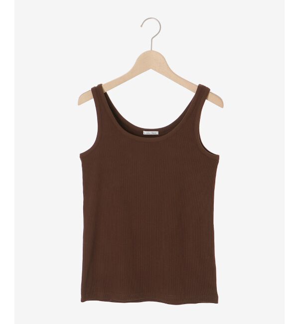  「コットンストレッチテレコタンク」|タンクトップ|