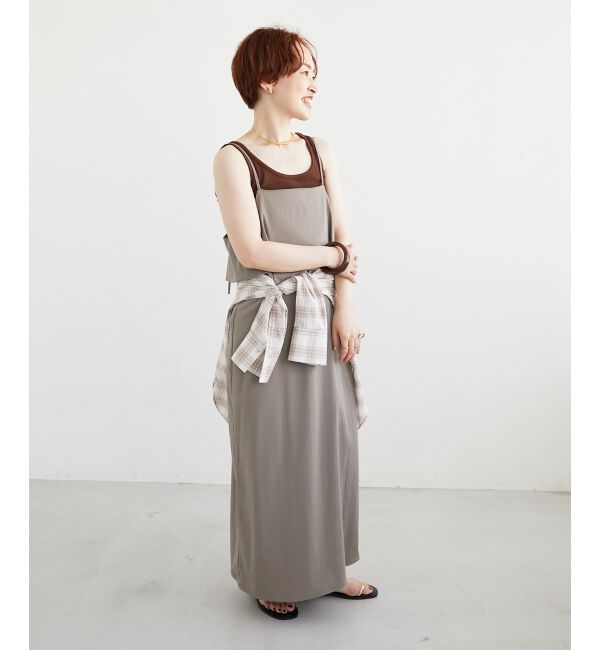  「コットンストレッチテレコタンク」|タンクトップ|