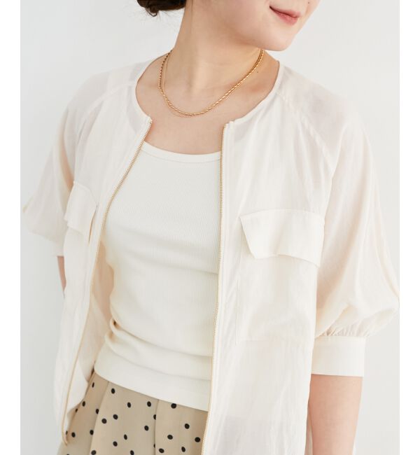  「コットンストレッチテレコタンク」|タンクトップ|