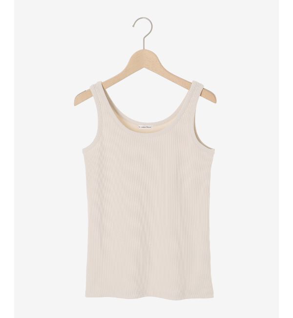  「コットンストレッチテレコタンク」|タンクトップ|