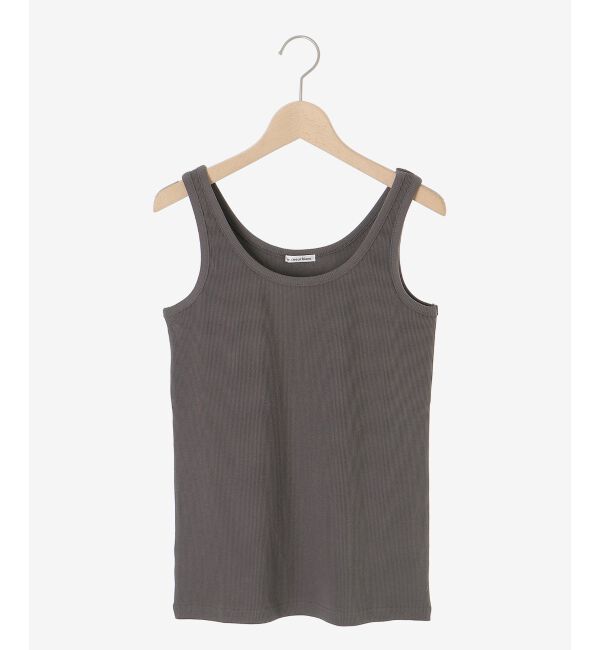  「コットンストレッチテレコタンク」|タンクトップ|