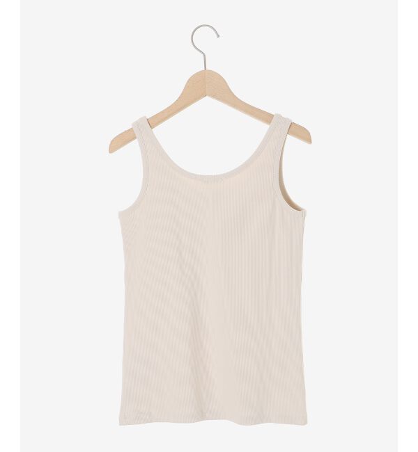  「コットンストレッチテレコタンク」|タンクトップ|