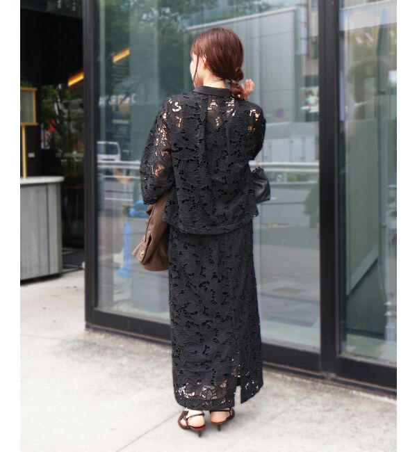  「モチーフレースシャツ」|シャツ・ブラウス|