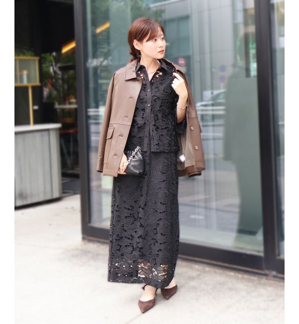  「モチーフレースシャツ」|シャツ・ブラウス|