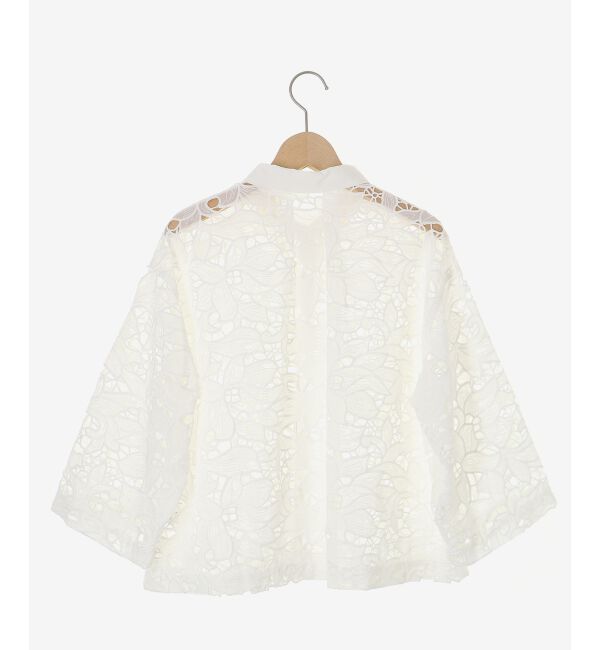  「モチーフレースシャツ」|シャツ・ブラウス|