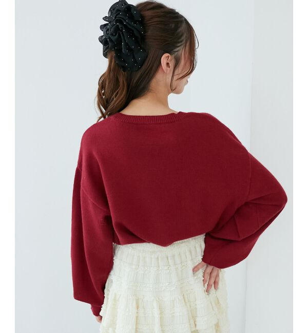  「◎ふわふわLadycatリボンニット」|ニット・セーター|