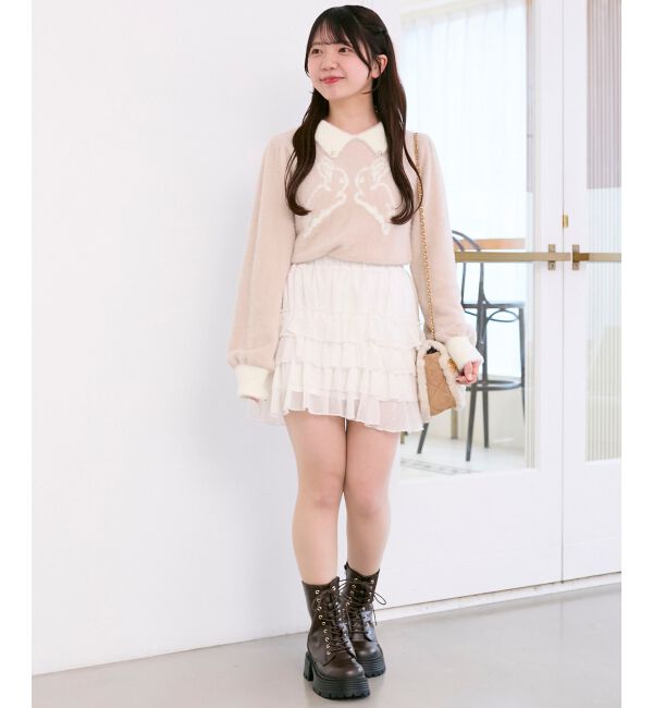  「フワフワtwinsうさぎニット」|ニット・セーター|