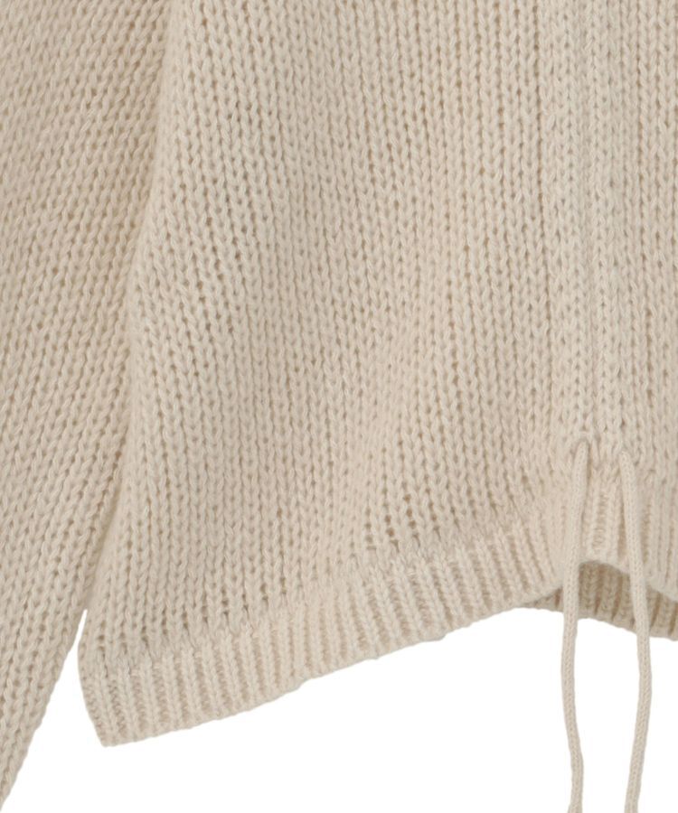 earth music&ecology「フロントシャーリングニットプルオーバー」|ニット・セーター|