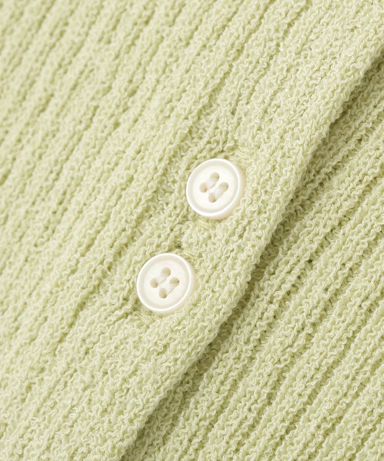 earth music&ecology「リブクロップドカーディガン」|カーディガン|