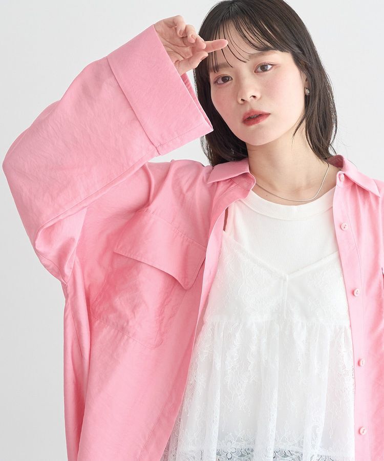 earth music&ecology「Wポケットシャツ」|シャツ・ブラウス|