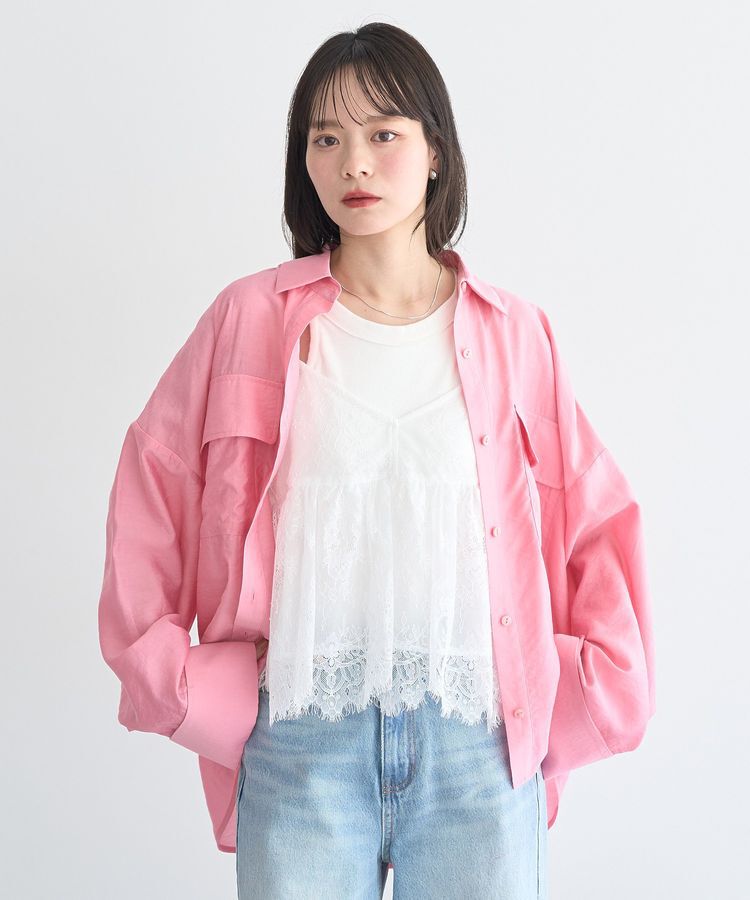 earth music&ecology「Wポケットシャツ」|シャツ・ブラウス|