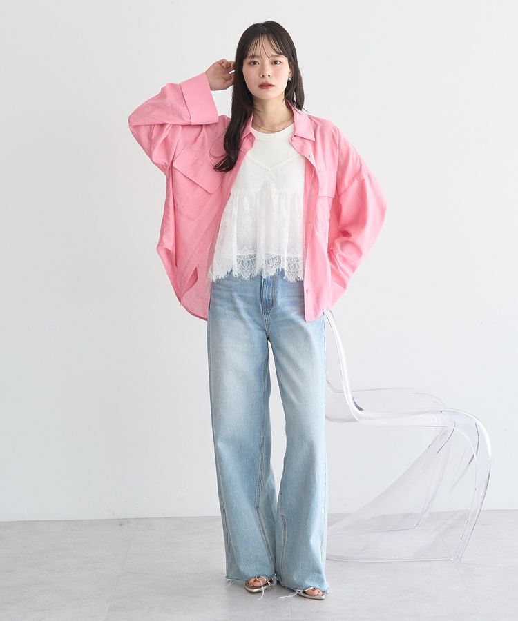 earth music&ecology「Wポケットシャツ」|シャツ・ブラウス|