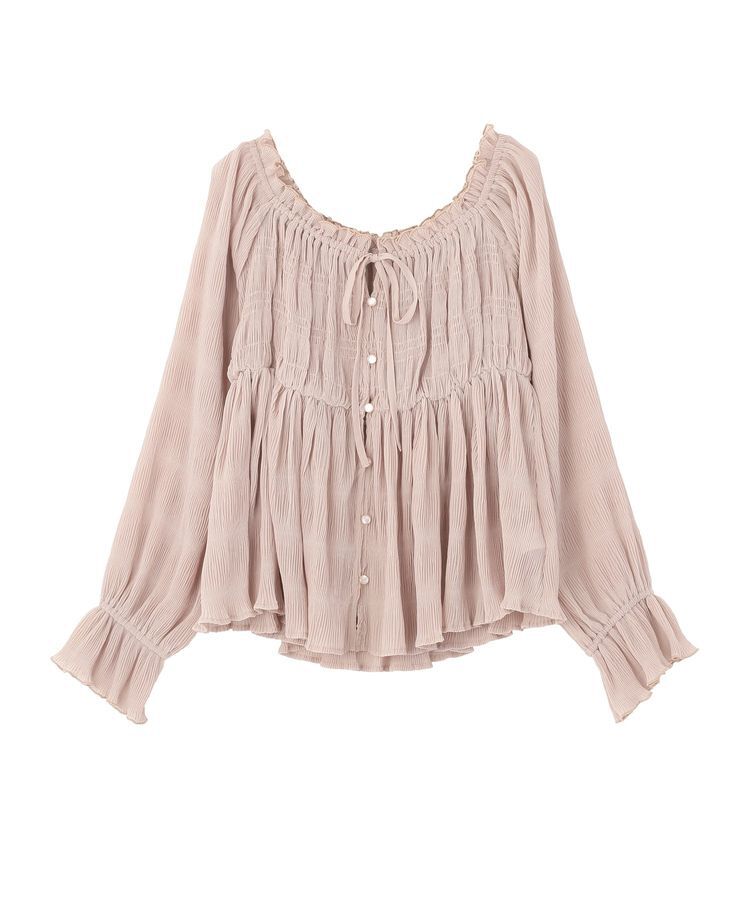 earth music&ecology「シャーリングフリルオフショルブラウス」|シャツ・ブラウス|