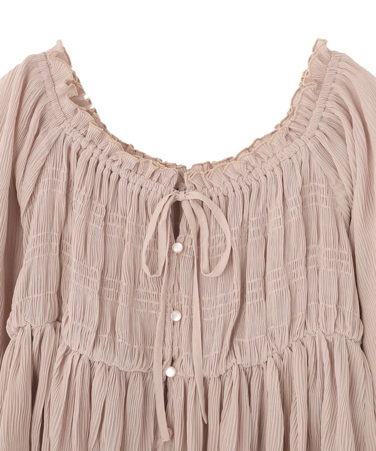 earth music&ecology「シャーリングフリルオフショルブラウス」|シャツ・ブラウス|