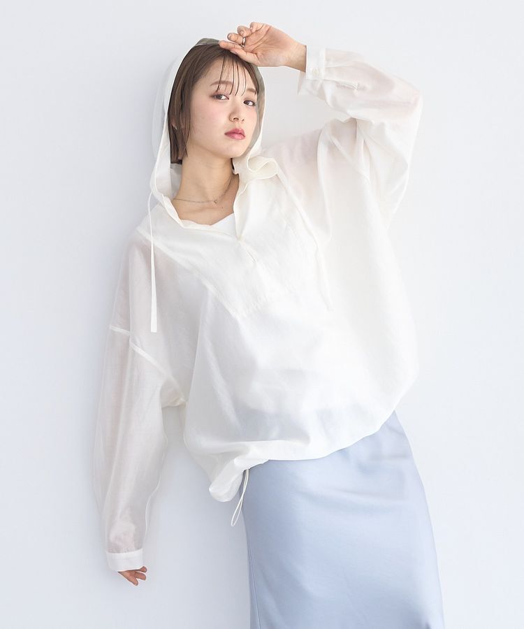 earth music&ecology「アノラックフーディ」|シャツ・ブラウス|