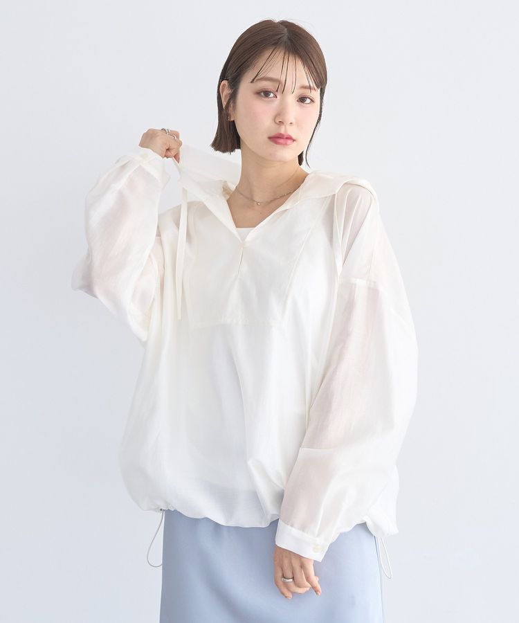 earth music&ecology「アノラックフーディ」|シャツ・ブラウス|