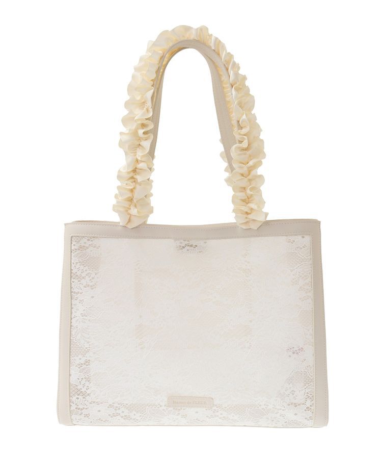 Maison de FLEUR「メッシュレーススクエアトートバッグ」|トートバッグ|