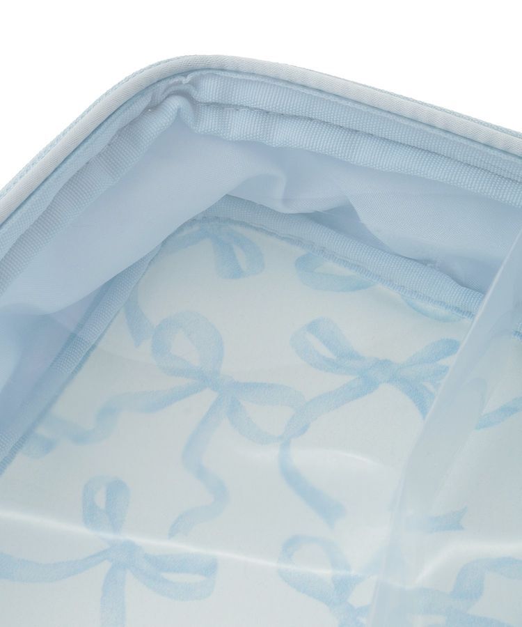 Maison de FLEUR「リボンプリントクリアポーチ」|ポーチ|