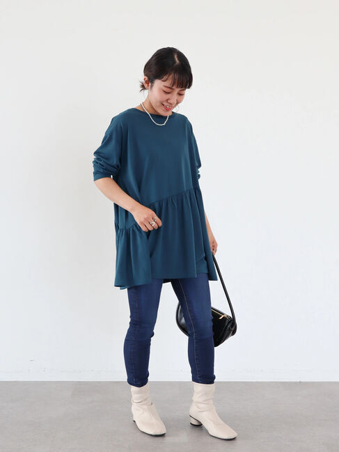  「【WEB限定・小柄女性向け】スキニーフィットデニム」|その他|