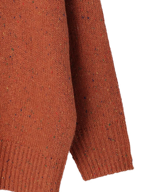  「カラーネップニットチュニック」|ニット・セーター|