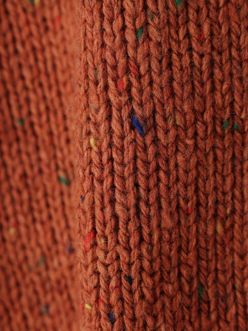  「カラーネップニットチュニック」|ニット・セーター|