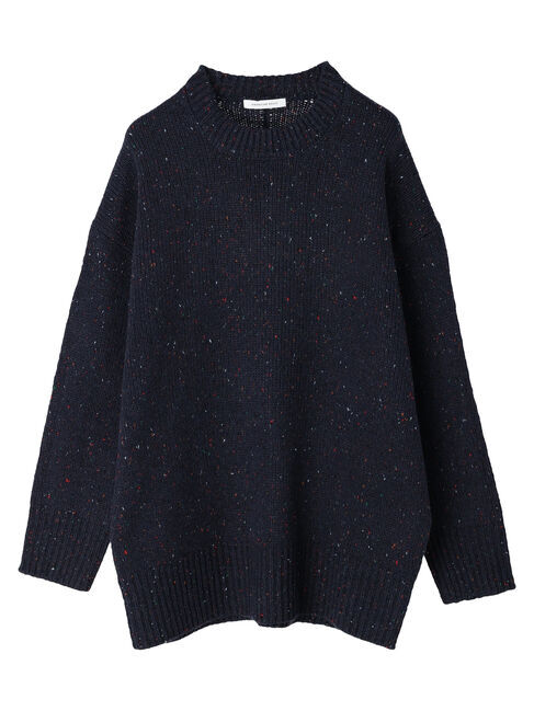  「カラーネップニットチュニック」|ニット・セーター|