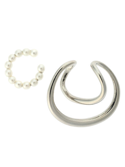  「ダブルカーブ&times;パールセットイヤカフ」|その他|