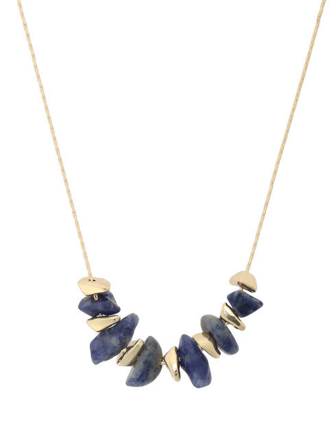  「天然石&times;メタルネックレス」|ネックレス|