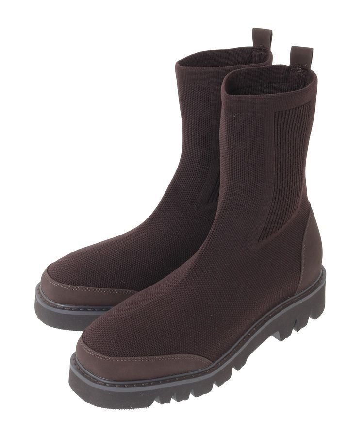 AMERICAN HOLIC「【消臭/制菌/吸水速乾】ニットブーツ」|ショートブーツ|