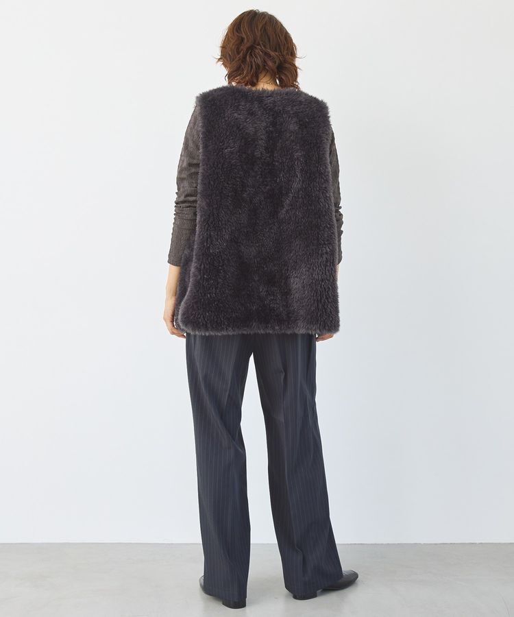 AMERICAN HOLIC「【選べる丈】ベア風ファーベスト」|ベスト・ジレ|