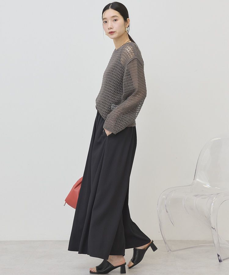 AMERICAN HOLIC「刺繍メッシュプルオーバー」|ニット・セーター|