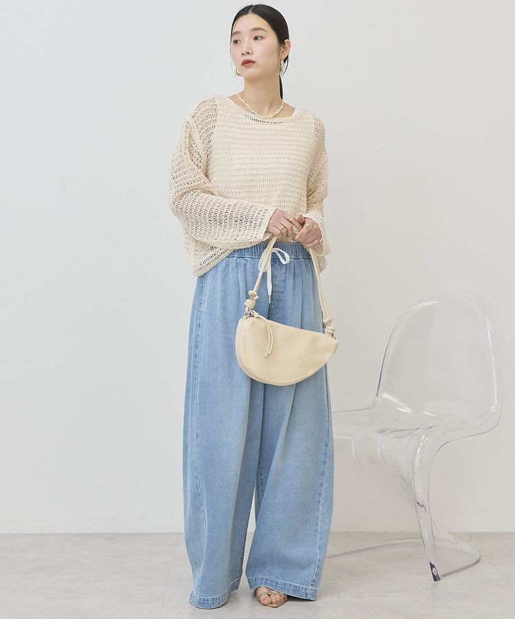 AMERICAN HOLIC「刺繍メッシュプルオーバー」|ニット・セーター|