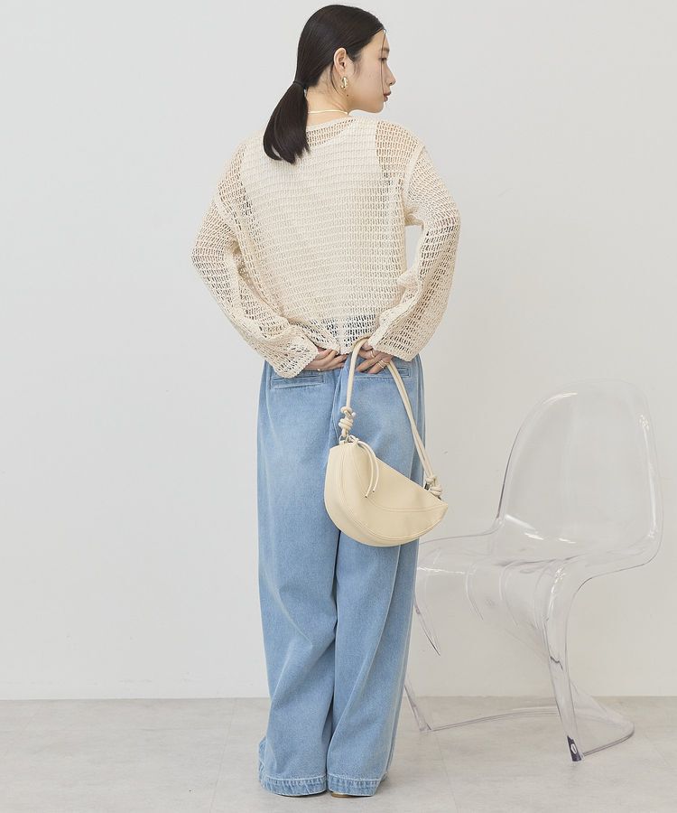 AMERICAN HOLIC「刺繍メッシュプルオーバー」|ニット・セーター|